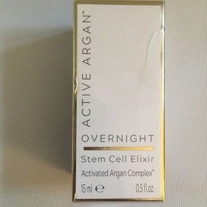 Active Argan Overnight Stem Cell Elixir .05 fl Oz. New & Sealed